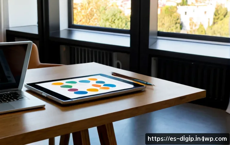 디지털 창의성 도구의 시장 전망 - Photorealistic modern creative studio in Madrid, diverse Spanish-speaking designers collaborating ar...